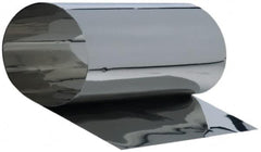 Made in USA - 1.25 m Long x 150 mm Wide x 0.4 mm Thick, Roll Shim Stock - Stainless Steel - Americas Industrial Supply