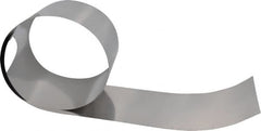 Made in USA - 50 Inch Long x 6 Inch Wide x 0.005 Inch Thick, Roll Shim Stock - Stainless Steel - Americas Industrial Supply