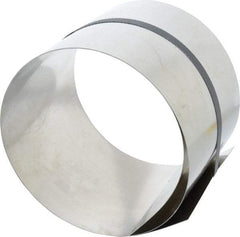 Made in USA - 50 Inch Long x 6 Inch Wide x 0.02 Inch Thick, Roll Shim Stock - Stainless Steel - Americas Industrial Supply