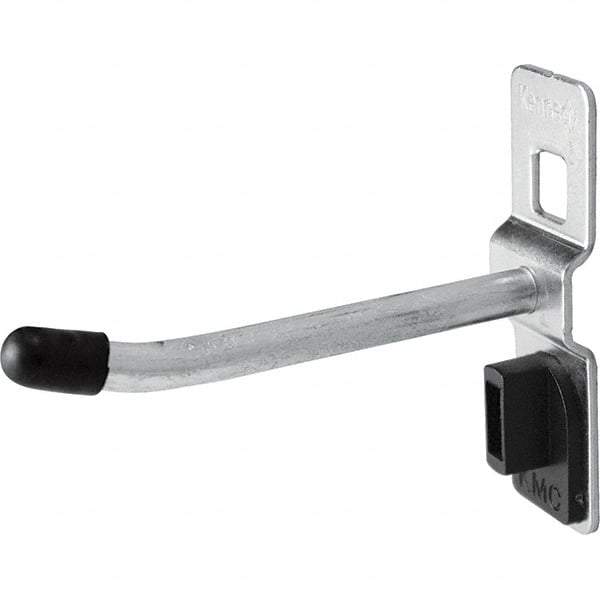 Kennedy - 5/32" Diam, 2-3/8" Long Single Angled End Pegboard Hook - Steel - Americas Industrial Supply