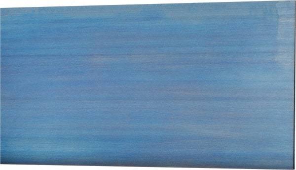 Made in USA - 6" Wide x 25" Long x 0.008" Thick, Spring Steel Sheet - Grade 1095 Blue Tempered - Americas Industrial Supply