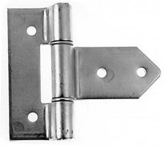 Made in USA - 3-3/4" Long x 2" Wide, Hinge - Zinc, Zinc Plated Finish - Americas Industrial Supply