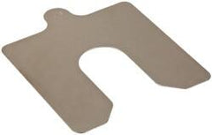 Made in USA - Metal Shim Stock Type: Slotted Shim Material: Stainless Steel - Americas Industrial Supply