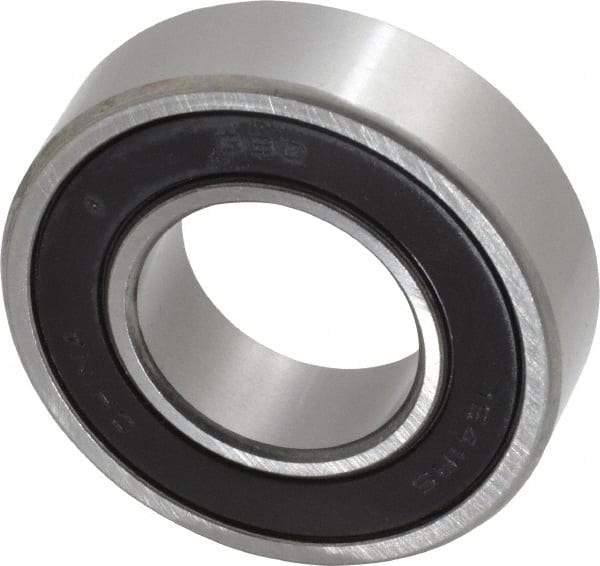 Value Collection - 1" Bore Diam, 2" OD, Double Seal Semi Ground Extra Light Radial Ball Bearing - 9/16" Wide, 1 Row, Round Bore, 1,565 Lb Static Capacity, 2,914 Lb Dynamic Capacity - Americas Industrial Supply