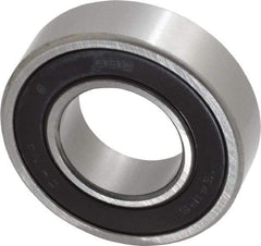 Value Collection - 1" Bore Diam, 2" OD, Double Seal Semi Ground Extra Light Radial Ball Bearing - 9/16" Wide, 1 Row, Round Bore, 1,565 Lb Static Capacity, 2,914 Lb Dynamic Capacity - Americas Industrial Supply