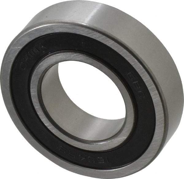 Value Collection - 1-1/4" Bore Diam, 2-1/2" OD, Double Seal Semi Ground Extra Light Radial Ball Bearing - 5/8" Wide, 1 Row, Round Bore, 2,195 Lb Static Capacity, 3,751 Lb Dynamic Capacity - Americas Industrial Supply