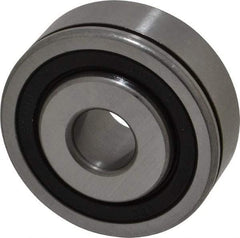 Value Collection - 1/2" Bore Diam, 1-3/4" OD, Double Seal Semi Ground Extra Light Radial Ball Bearing - 1 Row, Round Bore, 707 Lb Static Capacity, 1,366 Lb Dynamic Capacity - Americas Industrial Supply