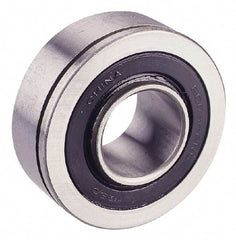 Value Collection - 1-1/8" Bore Diam, 2-9/16" OD, Double Seal Semi Ground Extra Light Radial Ball Bearing - 1 Row, Round Bore, 1,831 Lb Static Capacity, 3,070 Lb Dynamic Capacity - Americas Industrial Supply