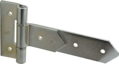 Made in USA - 8" Long x 2" Wide, Hinge - Zinc, Zinc Plated Finish - Americas Industrial Supply