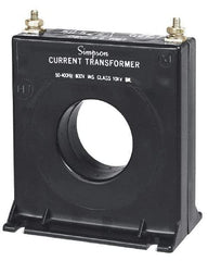 Simpson Electric - 50 Amp AC Input, 60 Hz, Panel Meter Current Transducer - 20, Screw Terminal, For Use with AC Ammeter - Americas Industrial Supply