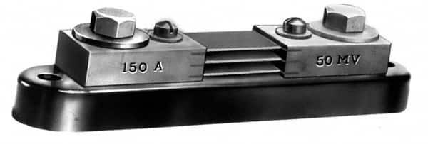 Simpson Electric - Panel Meter Portable Shunt - 150, 50 mV Drop, Screw Terminal, For Use with Falcon Series 200 mVDC Meters - Americas Industrial Supply