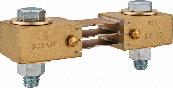 Simpson Electric - Panel Meter Switchboard Shunt - 300, 50 mV Drop, Screw Terminal, For Use with Falcon Series 200 mVDC Meters - Americas Industrial Supply