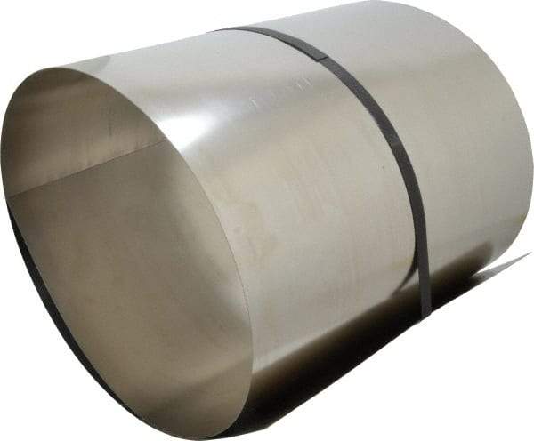 Made in USA - 50 Inch Long x 12 Inch Wide x 0.02 Inch Thick, Roll Shim Stock - Stainless Steel - Americas Industrial Supply