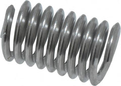 Heli-Coil - #4-40 UNC, 0.28" OAL, Free Running Helical Insert - 8-7/8 Free Coils, Tanged, 304 Stainless Steel, Bright Finish, 2-1/2D Insert Length - Americas Industrial Supply