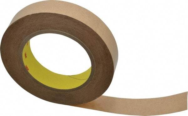 3M - 60 Yds. Long x 1" Wide, High Strength Acrylic Adhesive Transfer Tape - Paper Liner, 2 mil Thick - Americas Industrial Supply