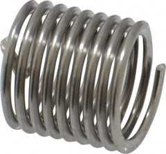 Heli-Coil - 5/16-24 UNF, 0.469" OAL, Free Running Helical Insert - 8-7/8 Free Coils, Tanged, 304 Stainless Steel, Bright Finish, 1-1/2D Insert Length - Americas Industrial Supply