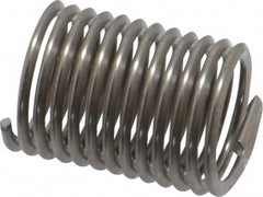 Heli-Coil - 5/16-24 UNF, 5/8" OAL, Free Running Helical Insert - 12-1/4 Free Coils, Tanged, 304 Stainless Steel, Bright Finish, 2D Insert Length - Americas Industrial Supply