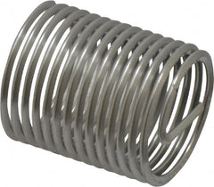 Heli-Coil - 5/8-18 UNF, 0.938" OAL, Free Running Helical Insert - 14-1/8 Free Coils, Tanged, 304 Stainless Steel, Bright Finish, 1-1/2D Insert Length - Americas Industrial Supply