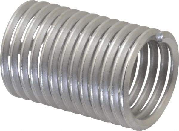 Heli-Coil - 3/4-10 UNC, 1-1/2" OAL, Free Running Helical Insert - 13 Free Coils, Tanged, 304 Stainless Steel, Bright Finish, 2D Insert Length - Americas Industrial Supply