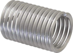 Heli-Coil - 3/4-10 UNC, 1-1/2" OAL, Free Running Helical Insert - 13 Free Coils, Tanged, 304 Stainless Steel, Bright Finish, 2D Insert Length - Americas Industrial Supply