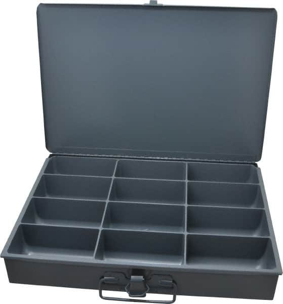 Durham - 12 Compartment Small Steel Storage Drawer - 13-3/8 Inches Wide x 9-1/4 Inches Deep - Americas Industrial Supply