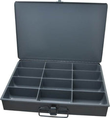Durham - 12 Compartment Small Steel Storage Drawer - 13-3/8 Inches Wide x 9-1/4 Inches Deep - Americas Industrial Supply