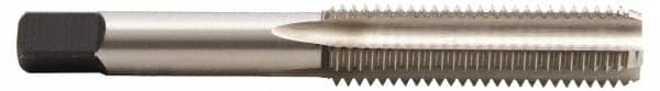 Hertel - 1-8 UNC, H6, 4 Flute, Bottoming Chamfer, Bright Finish, High Speed Steel Hand STI Tap - 5-3/4" OAL, 2-9/16" Thread Length - Americas Industrial Supply