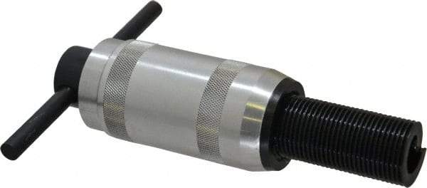 Heli-Coil - 1-14, Free-Running & Locking Insert Compatible, Prewinder Thread Insert Hand Installation Tool - Type IV Non-Captive Prewinder, UNS Thread, 2-7/8" Prewinder Length, 1-5/8" Spinner Diam, 1-14 Insert Internal Thread - Exact Industrial Supply