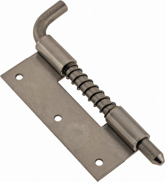 Made in USA - 1" Wide x 1/16" Thick, Hinge - Stainless Steel, Polished Finish - Americas Industrial Supply