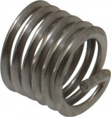 Heli-Coil - #6-40 UNF, 0.207" OAL, Free Running Helical Insert - Tanged, Stainless Steel - Exact Industrial Supply