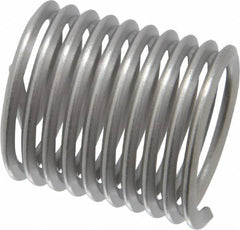 Heli-Coil - M16x2.00 Metric Coarse, 24mm OAL, Free Running Helical Insert - 9-3/4 Free Coils, Tanged, Stainless Steel, Bright Finish, 1-1/2D Insert Length - Americas Industrial Supply