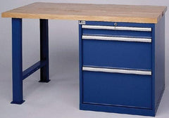 LISTA - 3 Drawer NC/CNC Cabinet Modular Workstation - For Use 50 Taper, Holds 40 Tools, 60 Inches Wide x 35-1/4 Inches High x 30 Inches Deep, 2,000 Lbs. Load Capacity - Americas Industrial Supply