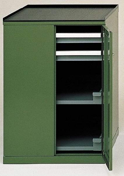 LISTA - 2 Drawer Machine Accessory Cabinet - 28-1/4 Inches Wide x 39-3/8 Inches High x 29-1/2 Inches Deep, 5,000 Lbs. Load Capacity - Americas Industrial Supply