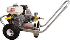 Dirt Killer - Gas, 6.5 hp, 2,600 psi, 3.5 GPM, Cold Water Pressure Washer - 50' x 3/8" Hose - Americas Industrial Supply