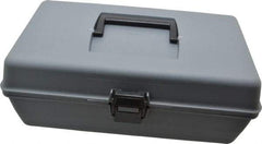 Flambeau - 1 Compartment Utility Tool Box - 11-1/8" Wide x 5-3/4" Deep x 4" High, Copolymer Resin, Gray - Americas Industrial Supply