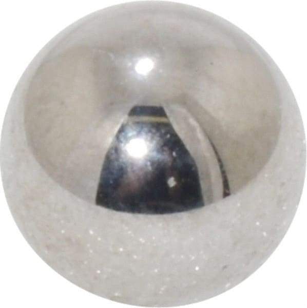 Value Collection - 3/8 Inch Diameter, Grade 25, Chrome Steel Ball - 62 to 66 C Hardness, 0.00005 Inch Diameter Deviation, 0.000025 Inch Sphericity - Americas Industrial Supply