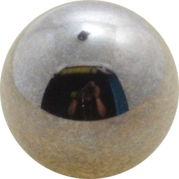 Value Collection - 1/2 Inch Diameter, Grade 25, Chrome Steel Ball - 62 to 66 C Hardness, 0.00005 Inch Diameter Deviation, 0.000025 Inch Sphericity - Americas Industrial Supply