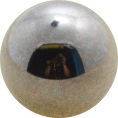 Value Collection - 1/2 Inch Diameter, Grade 25, Chrome Steel Ball - 62 to 66 C Hardness, 0.00005 Inch Diameter Deviation, 0.000025 Inch Sphericity - Americas Industrial Supply
