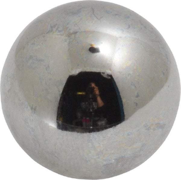 Value Collection - 3/4 Inch Diameter, Grade 25, Chrome Steel Ball - 62 to 66 C Hardness, 0.00005 Inch Diameter Deviation, 0.000025 Inch Sphericity - Americas Industrial Supply