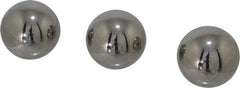 Value Collection - 1-1/2 Inch Diameter, Grade 50, Chrome Steel Ball - 62 to 66 C Hardness, 0.00005 Inch Diameter Deviation, 0.000025 Inch Sphericity - Americas Industrial Supply