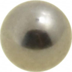Value Collection - 3 mm Diameter, Grade 25, Chrome Steel Ball - 62 to 66 C Hardness, 0.00005 Inch Diameter Deviation, 0.000025 Inch Sphericity - Americas Industrial Supply