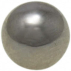 Value Collection - 5 mm Diameter, Grade 25, Chrome Steel Ball - 62 to 66 C Hardness, 0.00005 Inch Diameter Deviation, 0.000025 Inch Sphericity - Americas Industrial Supply