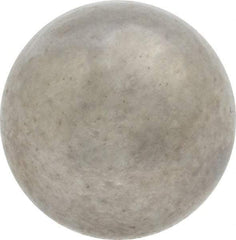 Value Collection - 18 mm Diameter, Grade 25, Chrome Steel Ball - 62 to 66 C Hardness, 0.00005 Inch Diameter Deviation, 0.000025 Inch Sphericity - Americas Industrial Supply