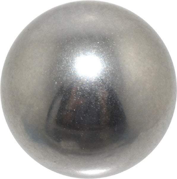 Value Collection - 3/8 Inch Diameter, Grade 100, 440-C Stainless Steel Ball - 57 - 61 C Hardness, 0.0005 Inch Sphericity, 0.0005 Inch Diameter Deviation - Americas Industrial Supply