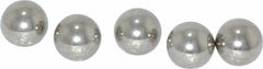 Value Collection - 1/4 Inch Diameter, Grade 100, 316 Stainless Steel Ball - 40 - 45 C Hardness, 0.0001 Inch Sphericity, 0.0001 Inch Diameter Deviation - Americas Industrial Supply