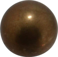 Value Collection - 3/8 Inch Diameter Brass Ball - 0.0002 Inch Sphericity, Grade 200, 75 to 87 B Hardness - Americas Industrial Supply