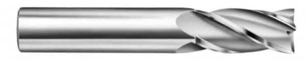 SGS - 9/32", 3/4" LOC, 5/16" Shank Diam, 2-1/2" OAL, 4 Flute, Solid Carbide Square End Mill - Americas Industrial Supply