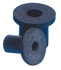 RivetKing - #10-32, 0.562" Diam x 0.04" Thick Flange, Rubber Insulated Rivet Nut - UNF Thread, Rubber, 0.377" Body Diam, 0.665" OAL - Americas Industrial Supply