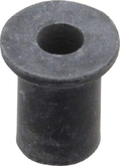 RivetKing - #8-32, 0.438" Diam x 0.052" Thick Flange, Rubber Insulated Rivet Nut - UNC Thread, Rubber, 5/16" Body Diam, 1/2" OAL - Americas Industrial Supply