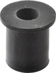 RivetKing - 1/4-20, 0.63" Diam x 0.051" Thick Flange, Rubber Insulated Rivet Nut - UNC Thread, Rubber, 1/2" Body Diam, 0.63" OAL - Americas Industrial Supply